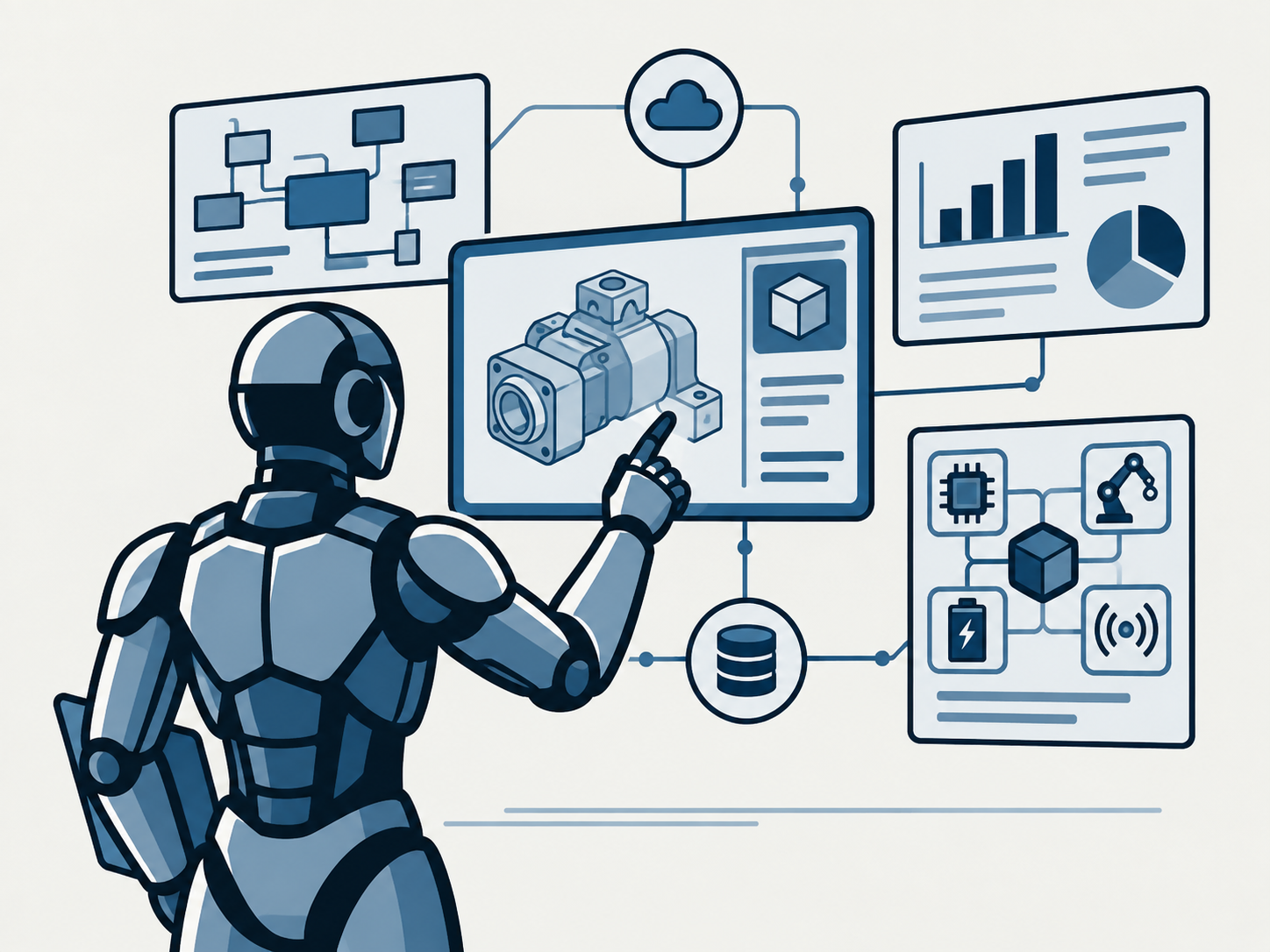 AI assisted engineering and digital engineering visualization.